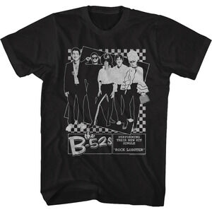 Black And White Rock Lobster B52S Tshirt
